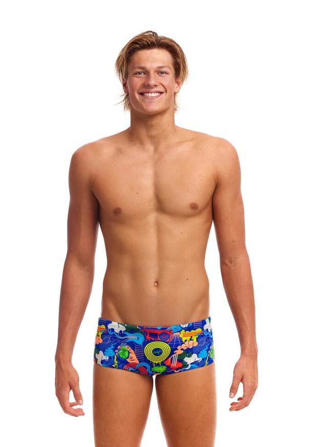 FUNKITA - Trunki męskie Funky Trunks Scissor Kick - sidewinder. Kolor: wielokolorowy