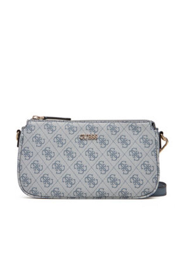 Guess Torebka Noelle II Mini HWBG96 72710 Niebieski. Kolor: niebieski. Materiał: skórzane