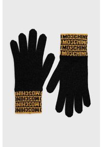 MOSCHINO - Moschino Rękawiczki damskie. Kolor: żółty #1
