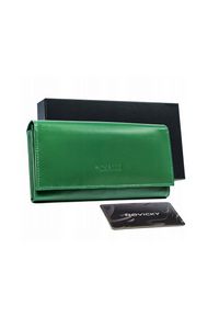 4U CAVALDI - Portfel damski Cavaldi RD-23-GCL-1013 zielony. Kolor: zielony. Materiał: skóra