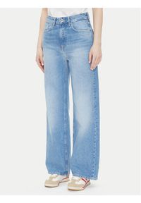 Pepe Jeans Jeansy PL204731 Niebieski Straight Fit. Kolor: niebieski