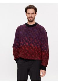 BOSS - Boss Sweter Miracolo 50500679 Kolorowy Regular Fit. Materiał: syntetyk. Wzór: kolorowy