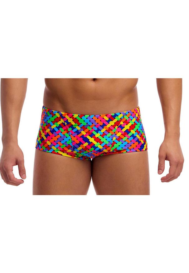 FUNKY TRUNKS - Kąpielówki Funky Trunks Bread Basket - trunki męskie. Kolor: wielokolorowy