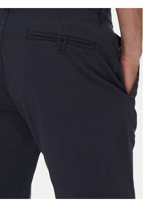Karl Lagerfeld - KARL LAGERFELD Szorty materiałowe 265812 552829 Granatowy Regular Fit. Kolor: niebieski. Materiał: bawełna
