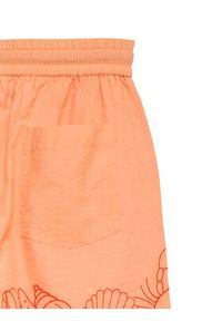 Vero Moda Szorty sportowe Lucia 10350997 Pomarańczowy jasny Regular Fit. Kolor: pomarańczowy. Materiał: bawełna #3