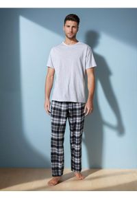 Sinsay - Piżama dwuczęściowa - szary. Kolor: szary. Długość: krótkie #1