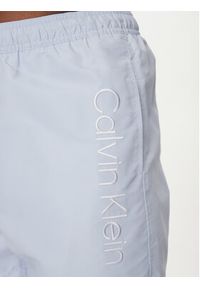 Calvin Klein Swimwear Szorty kąpielowe KM0KM01166 Niebieski Regular Fit. Kolor: niebieski. Materiał: syntetyk #3
