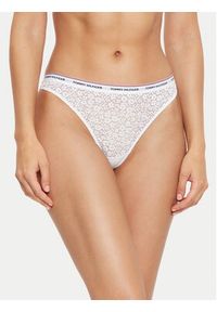 TOMMY HILFIGER - Tommy Hilfiger Komplet 3 par stringów UW0UW04896 Kolorowy. Materiał: syntetyk. Wzór: kolorowy #6