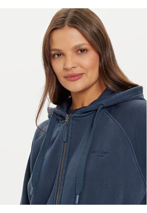 Pepe Jeans Bluza Felicity PL581463 Granatowy Regular Fit. Kolor: niebieski. Materiał: bawełna