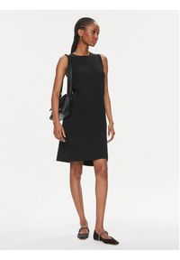 Calvin Klein Sukienka dzianinowa Extra Fine Wool Shift Dress K20K206899 Czarny Regular Fit. Kolor: czarny. Materiał: bawełna #4