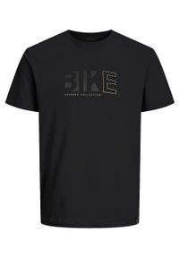 Volcano - T-shirt męski czarny, Comfort Fit, T-EKIB. Okazja: na co dzień. Kolor: czarny. Materiał: materiał, bawełna. Długość rękawa: krótki rękaw. Długość: krótkie. Wzór: nadruk. Styl: klasyczny, casual