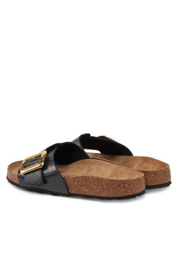 Birkenstock Klapki Catalina Cushion Buckle 1029481 Czarny. Kolor: czarny. Materiał: skóra