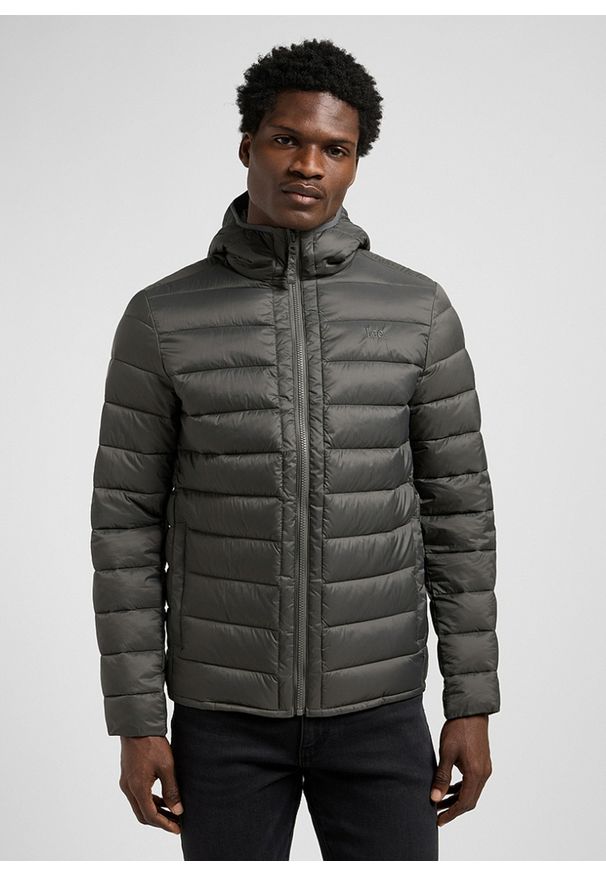 Lee - MESKA KURTKA LEE PUFFER JACKET STATIC GRAY 112371658