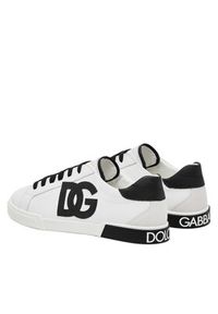 DOLCE & GABBANA - Dolce&Gabbana Sneakersy DA5181 AN571 Biały. Kolor: biały. Materiał: skóra #6