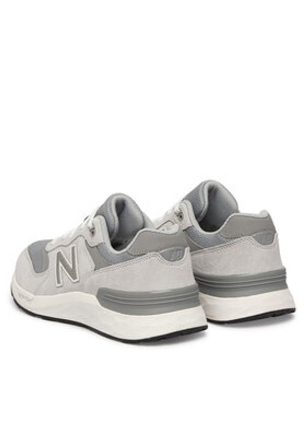 New Balance Sneakersy Fresh Foam X Walking 880 v7 M8806HE Szary. Kolor: szary. Materiał: zamsz, skóra