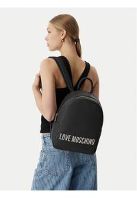 Love Moschino - LOVE MOSCHINO Plecak JC4193PP0OKD000B Czarny. Kolor: czarny. Materiał: skóra #1