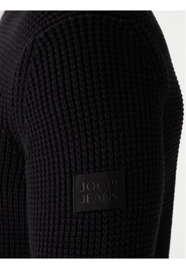 JOOP! Jeans Sweter Harono 30047662 Czarny Modern Fit. Kolor: czarny. Materiał: bawełna