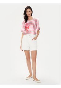 Olsen T-Shirt 11104807 Czerwony Regular Fit. Kolor: czerwony. Materiał: bawełna #4