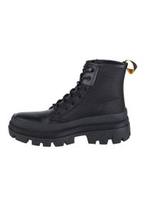 CATerpillar - Trapery unisex, Caterpillar Hardwear Hi Boot. Kolor: czarny. Materiał: guma, syntetyk, materiał. Sport: turystyka piesza