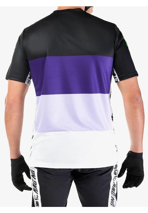 FOX - Koszulka rowerowa męska Fox Ranger SS Jersey Grid. Kolor: czarny. Materiał: jersey