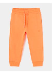 Mayoral Spodnie dresowe 711 Pomarańczowy Regular Fit. Kolor: pomarańczowy. Materiał: bawełna