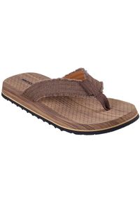 skechers - Plaskanie męskie Skechers Tantric Fritz. Kolor: brązowy. Materiał: materiał. Model: Skechers Sport. Sport: pływanie #1