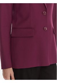 United Colors of Benetton - United Colors Of Benetton Marynarka 2L4HDW02W Fioletowy Slim Fit. Kolor: fioletowy. Materiał: syntetyk #5