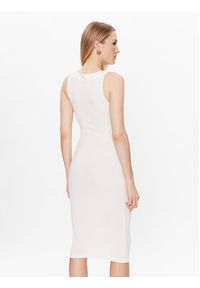Guess Sukienka dzianinowa Ernestine W3GK25 KBPF0 Biały Slim Fit. Kolor: biały. Materiał: syntetyk