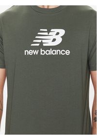 New Balance T-Shirt MT31541 Zielony Relaxed Fit. Kolor: zielony. Materiał: bawełna