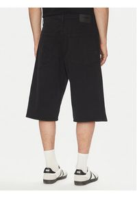 Jack & Jones - Jack&Jones Szorty jeansowe Owen 12277167 Czarny Baggy Fit. Kolor: czarny. Materiał: bawełna