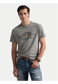 Polo Ralph Lauren T-Shirt 710981142002 Szary Classic Fit. Typ kołnierza: polo. Kolor: szary. Materiał: bawełna
