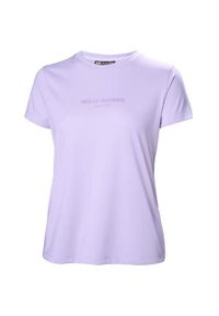 Koszulka sportowa damska Helly Hansen Allure T-shirt. Kolor: fioletowy. Długość rękawa: krótki rękaw. Długość: krótkie #1