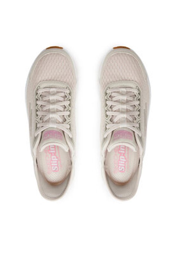 skechers - Skechers Buty do biegania Go Run Consistent 2.0-Endure 128615/NTPK Beżowy. Kolor: beżowy. Materiał: materiał. Sport: bieganie