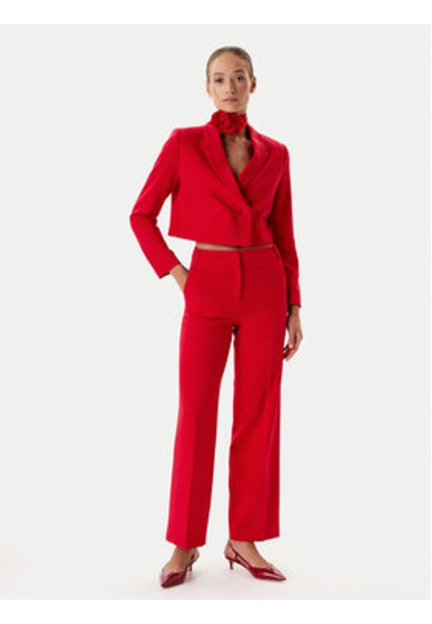 Tatuum Marynarka Renetakia T2508.025 Czerwony Slim Fit. Kolor: czerwony. Materiał: syntetyk