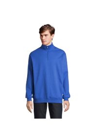 SOL'S - Bluza Rozpinana Unisex Dla Dorosłych Conrad Quarter Zip. Kolor: niebieski