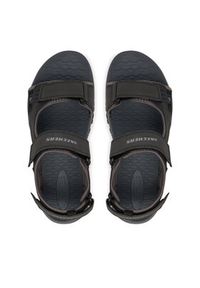skechers - Skechers Sandały Prewitt 205139/BLK Czarny. Kolor: czarny. Materiał: skóra #2
