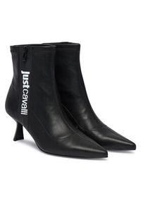 Just Cavalli Botki 79RA3S42 ZSD55 Czarny. Kolor: czarny. Materiał: skóra #6