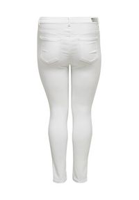 ONLY Carmakoma Jeansy 15197368 Biały Skinny Fit. Kolor: biały #4