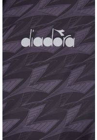Diadora Kurtka męska kolor czarny przejściowa. Kolor: czarny. Materiał: materiał. Długość rękawa: raglanowy rękaw #2