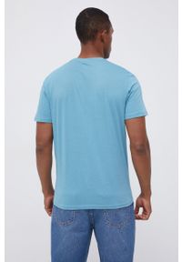 Tom Tailor - T-shirt bawełniany. Okazja: na co dzień. Kolor: turkusowy. Materiał: bawełna. Wzór: nadruk. Styl: casual #4