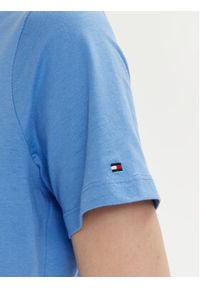 TOMMY HILFIGER - Tommy Hilfiger T-Shirt Logo WW0WW40276 Niebieski Regular Fit. Kolor: niebieski. Materiał: bawełna