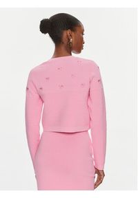 Pinko Kardigan Ciliegio 102881 A1LK Różowy Regular Fit. Kolor: różowy. Materiał: syntetyk, wiskoza