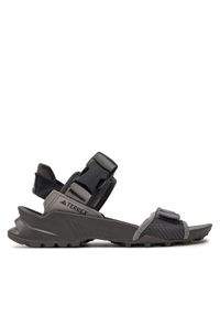 Adidas - adidas Sandały Terrex Hydroterra Sandals IE8009 Szary. Kolor: szary. Materiał: materiał