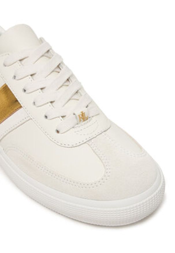 Lauren Ralph Lauren - LAUREN RALPH LAUREN Sneakersy Braylee 802P04420001 Biały. Kolor: biały. Materiał: skóra