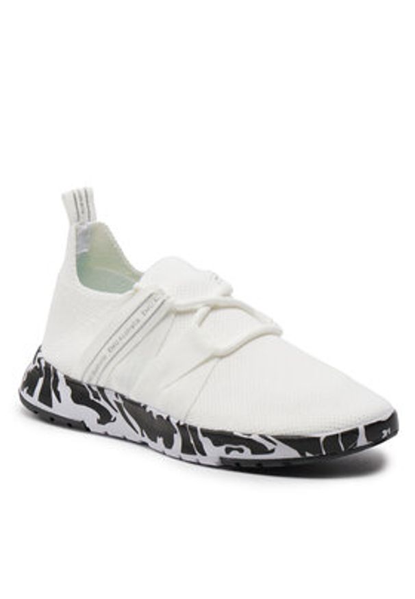 EMU Australia Sneakersy Leura Swirl W13030 Biały. Kolor: biały. Materiał: bawełna, materiał