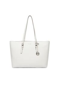 MICHAEL Michael Kors Torebka Quinn 30T5SQNT9L Biały. Kolor: biały. Materiał: skórzane #1