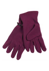 YOURGLOVES - Ciepłe Unisex Rękawiczki Mikrofleece L-XL dla Mężczyzn. Kolor: fioletowy. Materiał: poliester. Sezon: zima