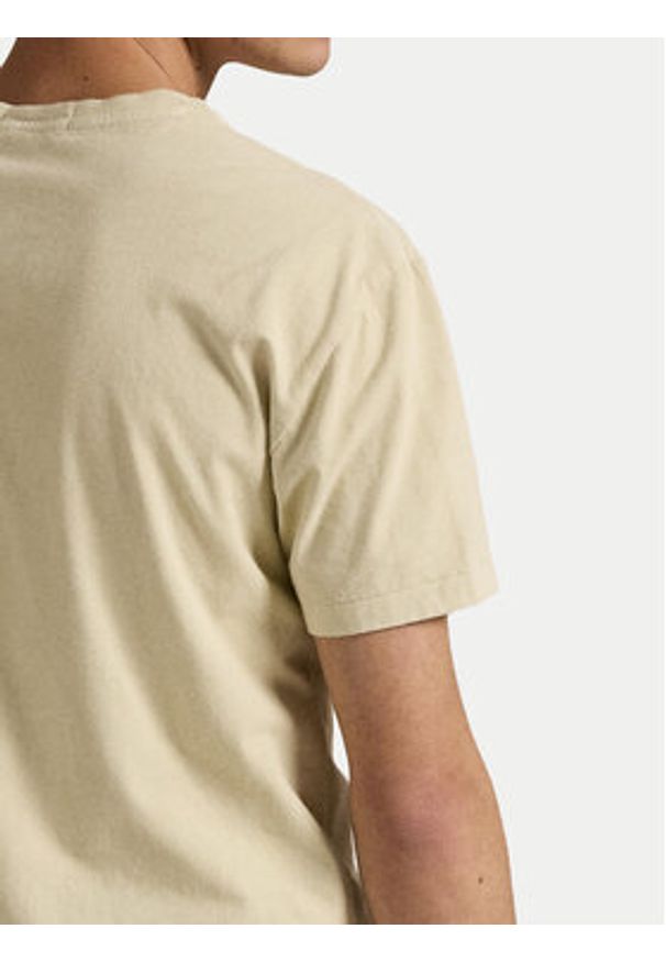 Polo Ralph Lauren T-Shirt 710969628007 Beżowy Custom Slim Fit. Typ kołnierza: polo. Kolor: beżowy. Materiał: bawełna
