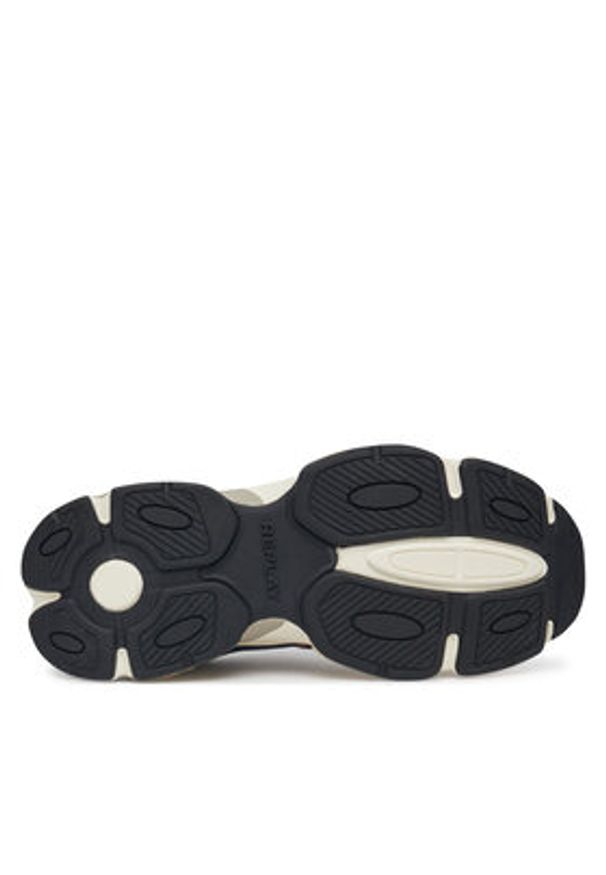 Replay - REPLAY Sneakersy GMS9M .000.C0008T Beżowy. Kolor: beżowy. Materiał: zamsz, skóra