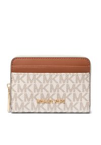 MICHAEL Michael Kors Duży Portfel Damski 32T4GJ6Z5B Beżowy. Kolor: beżowy. Materiał: skóra #1